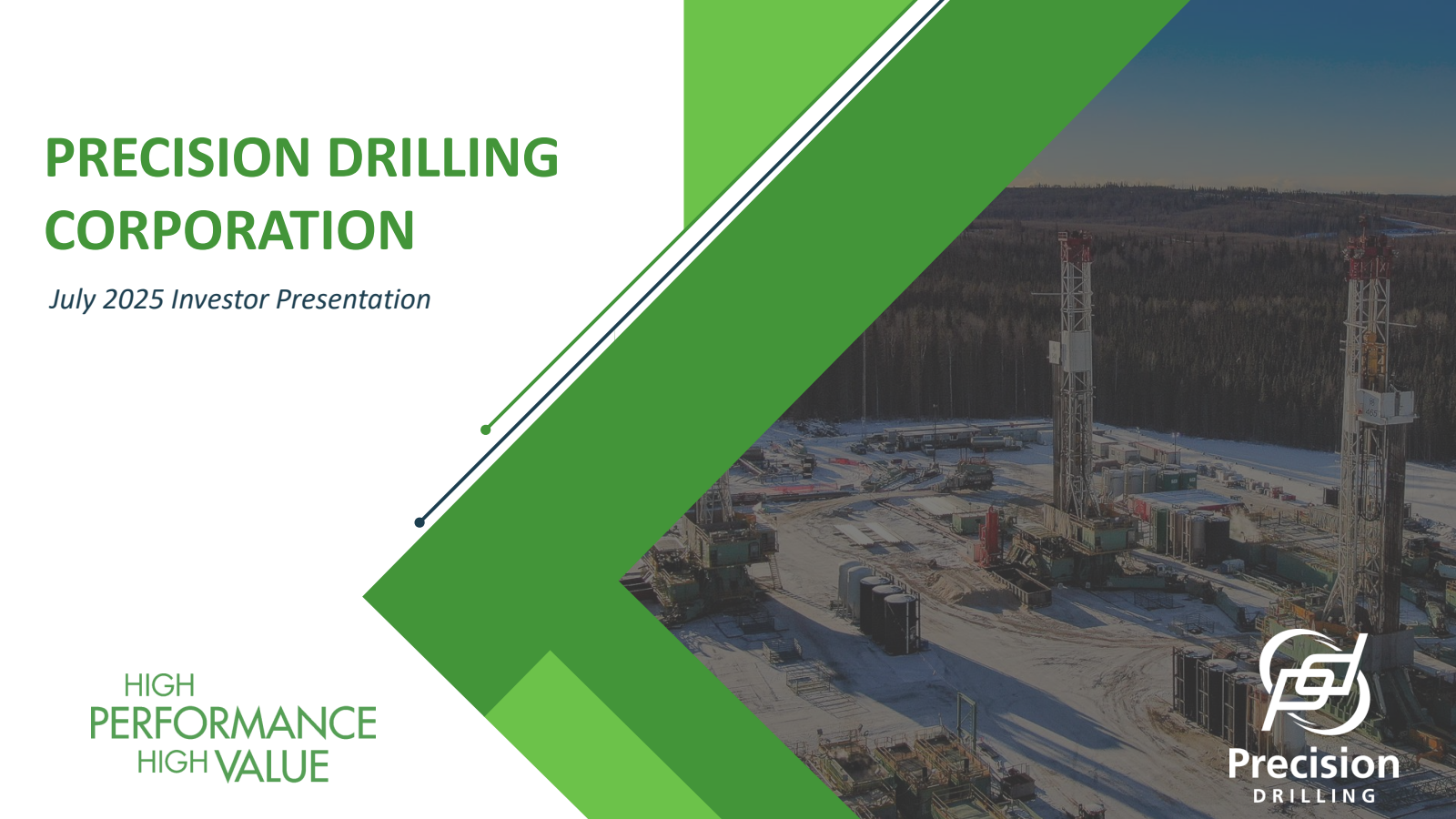 Precision Drilling's Q2 2025 Slide Deck