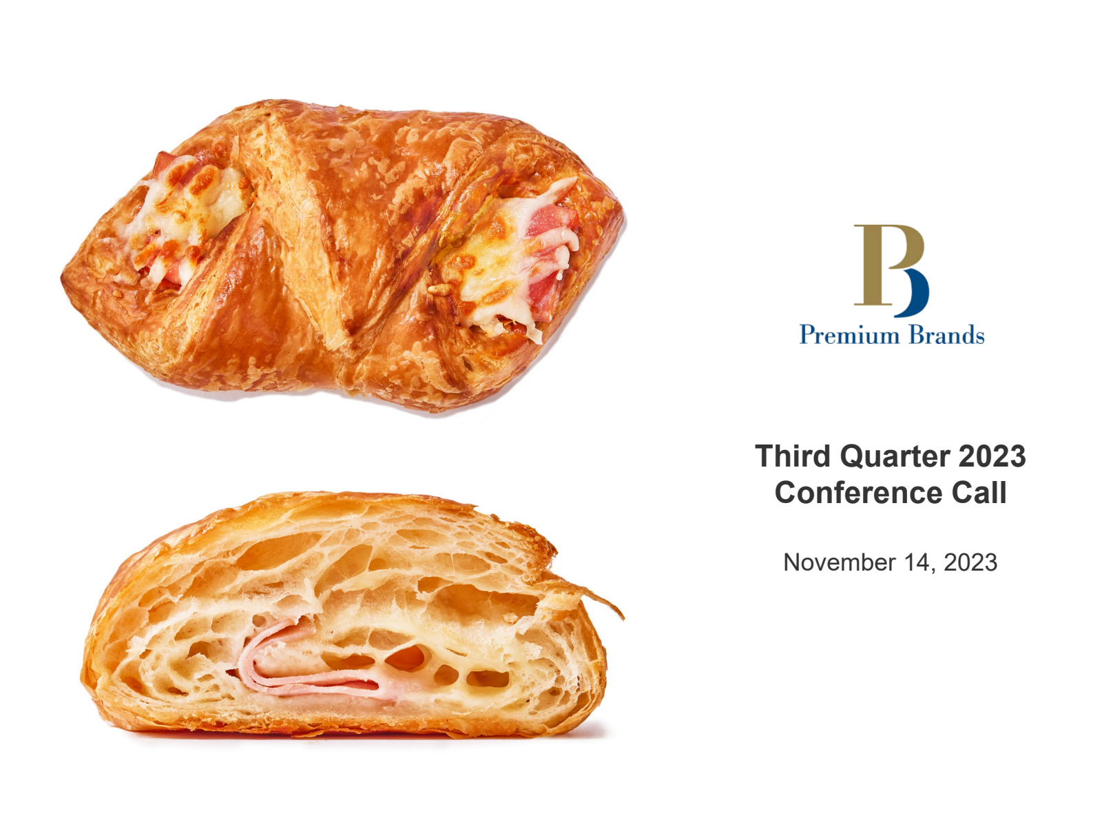 Premium Brands' Q3 2023 Slide Deck