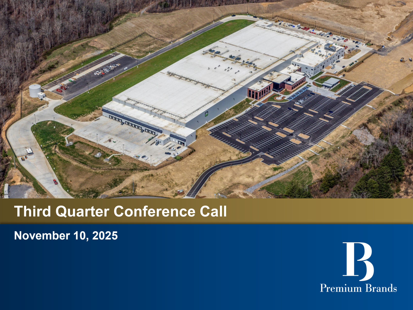 Premium Brands' Q3 2025 Prepared Remarks Slide Deck