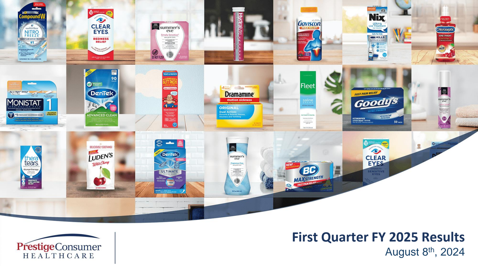 Prestige Consumer Healthcare's Q1 2025 Slide Deck
