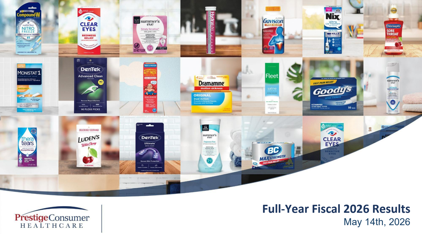 Prestige Consumer Healthcare's Q4 2026 Slide Deck
