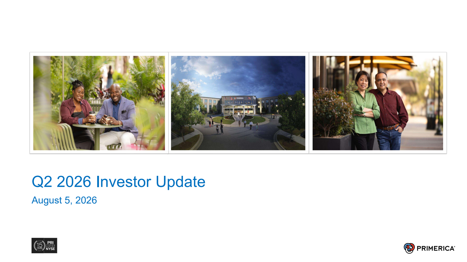 Primerica's Q2 2026 Slide Deck