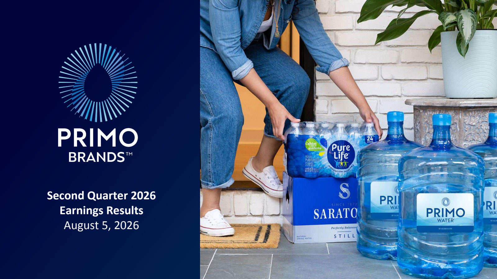 Primo Brands' Q2 2026 Slide Deck