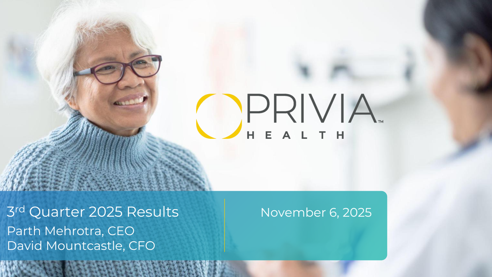 Privia Health Group's Q3 2025 Slide Deck