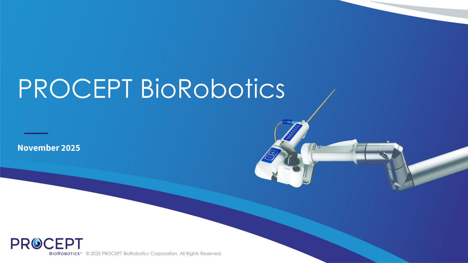 PROCEPT BioRobotics' Q3 2025 Slide Deck