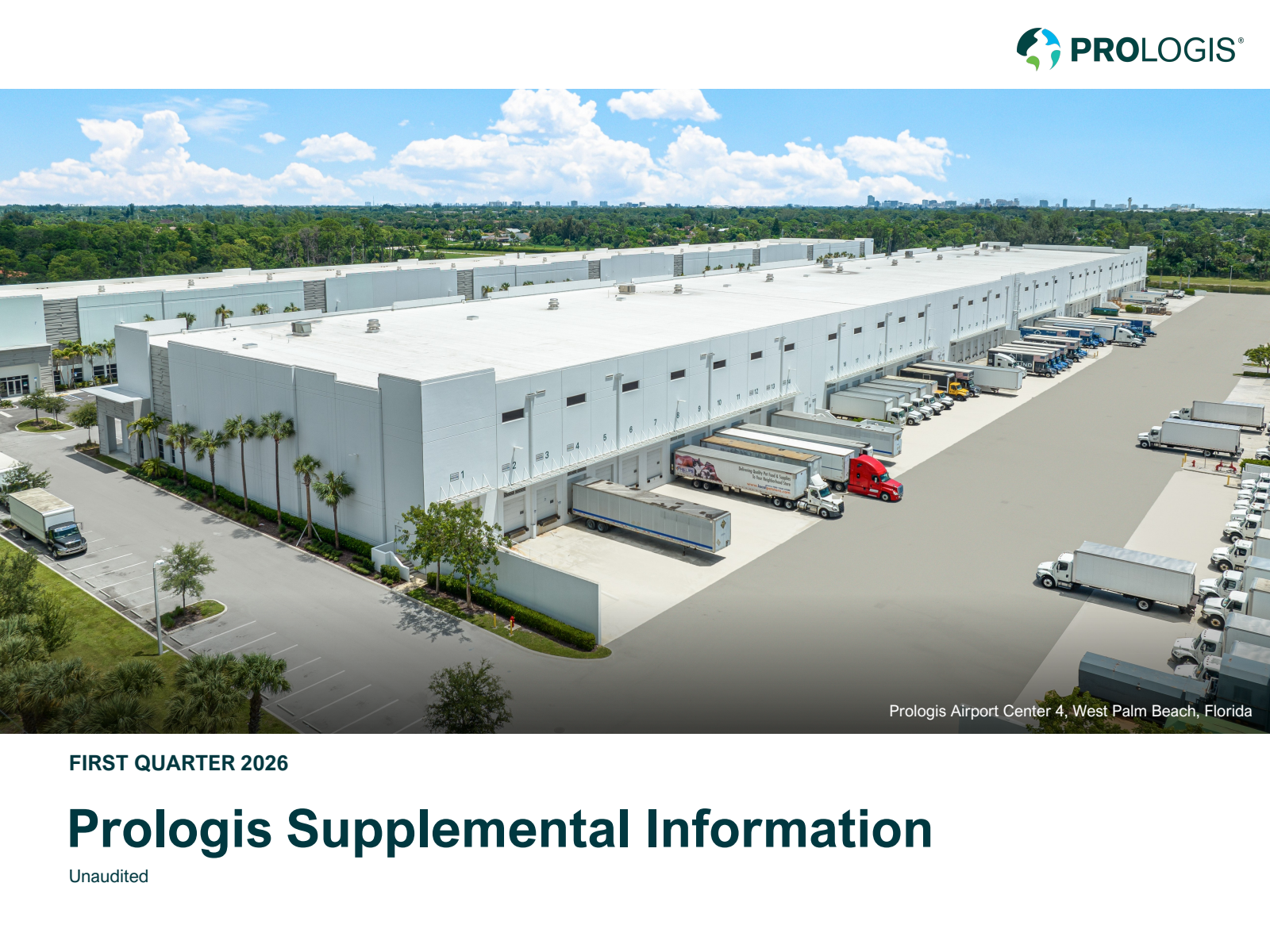 Prologis' Q1 2026 Slide Deck