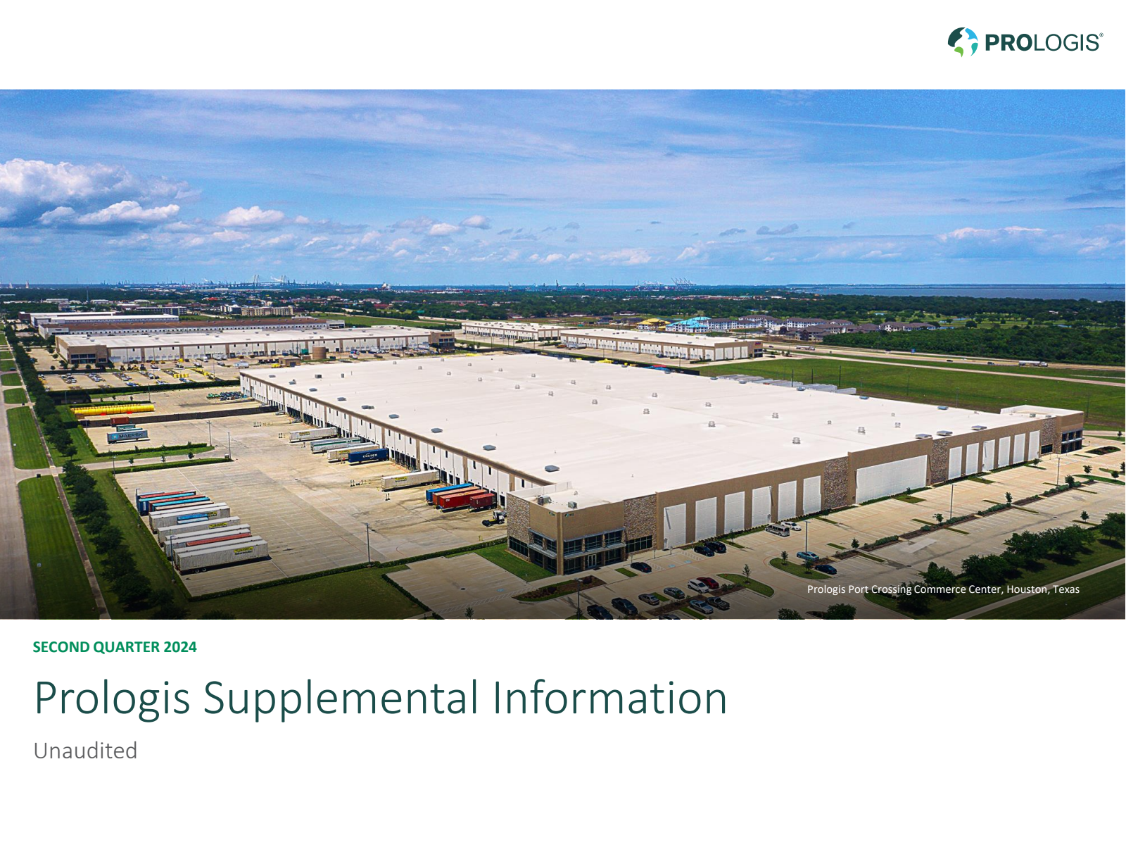 Prologis' Q2 2024 Slide Deck