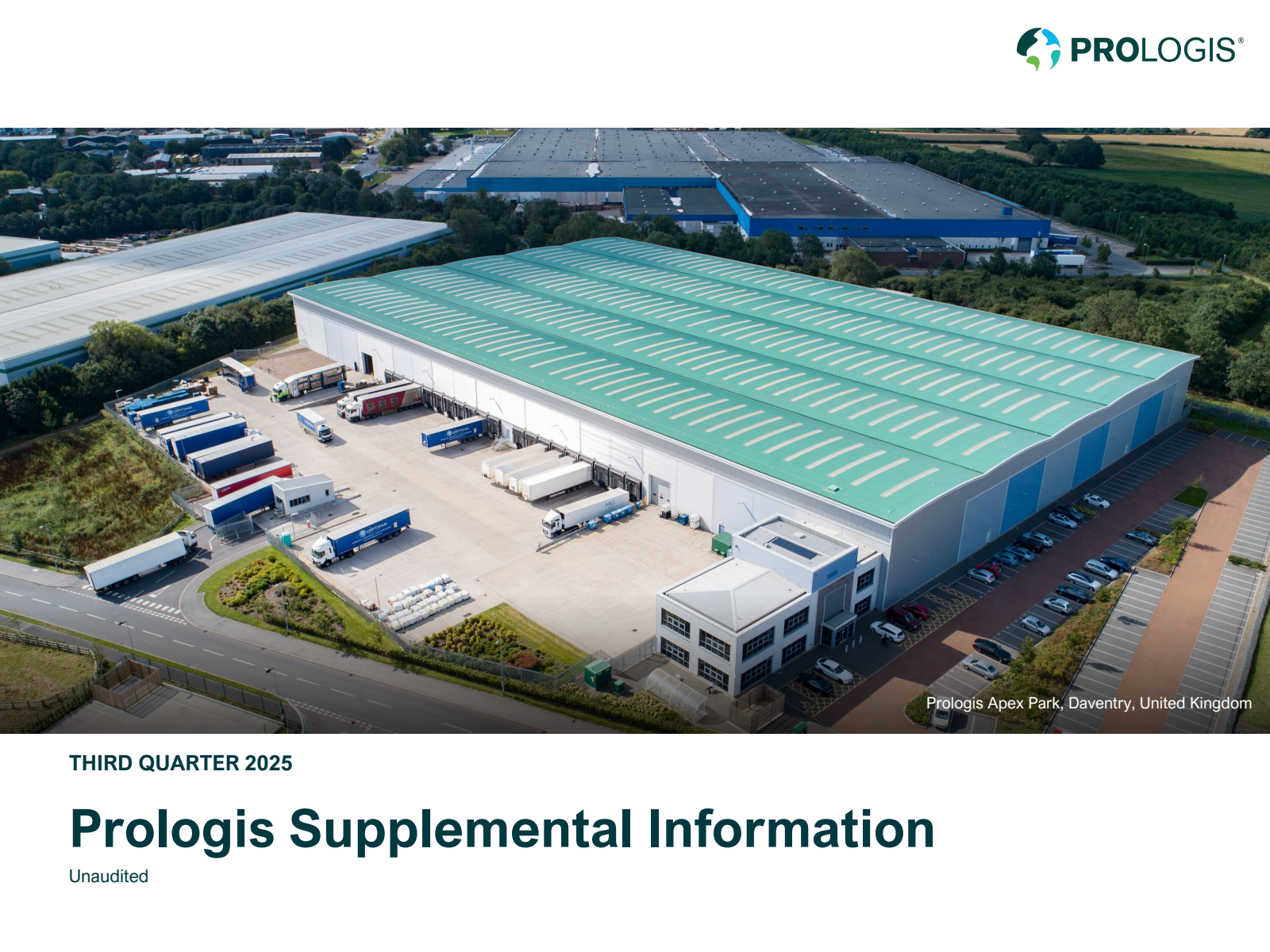 Prologis' Q3 2025 Slide Deck