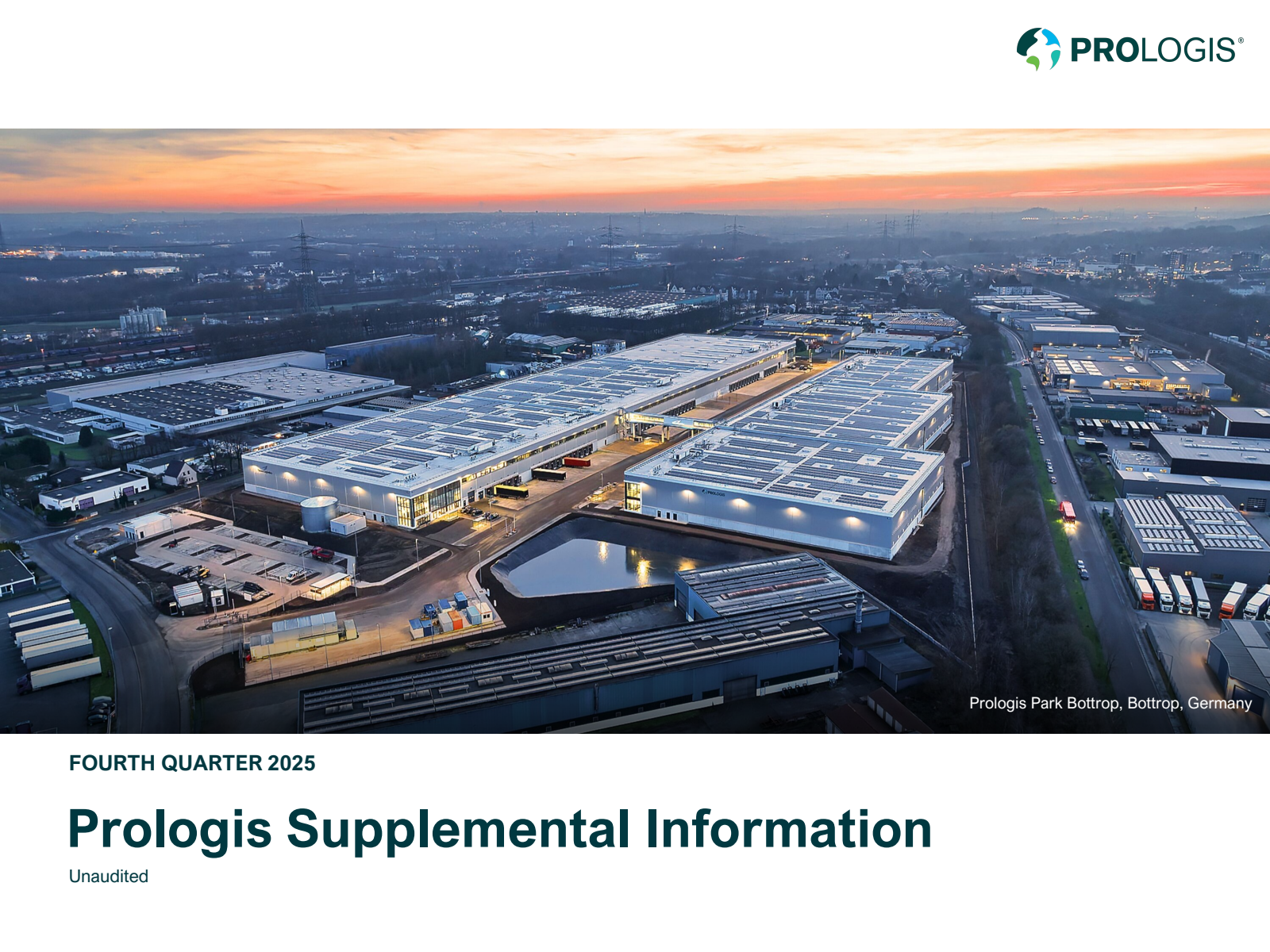 Prologis' Q4 2025 Slide Deck