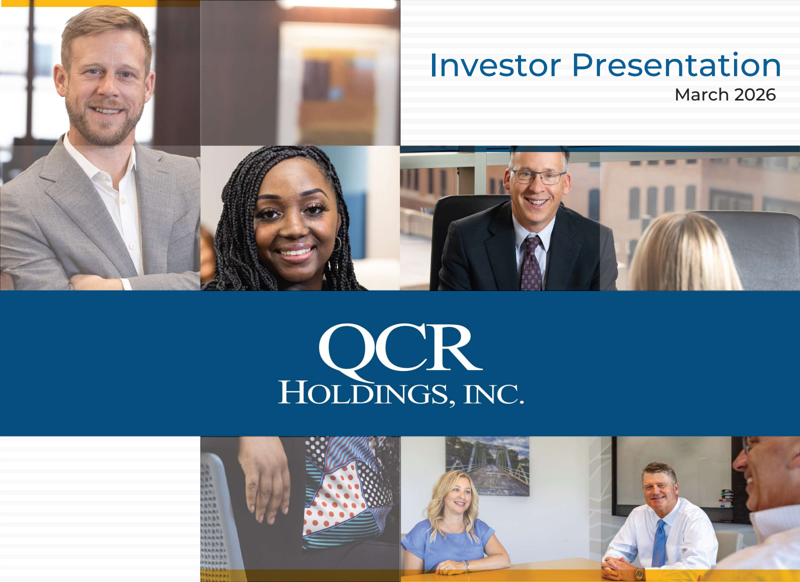 QCR's Q1 2026 Slide Deck