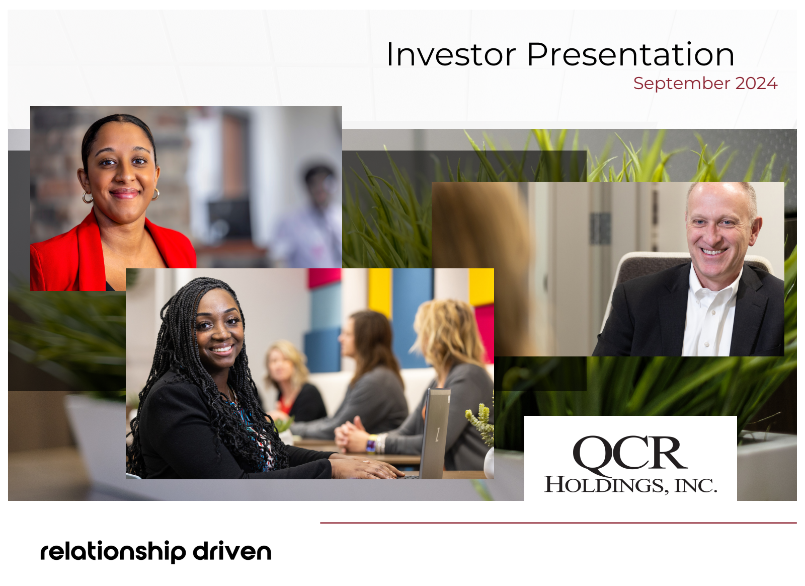 QCR's Q3 2024 Slide Deck
