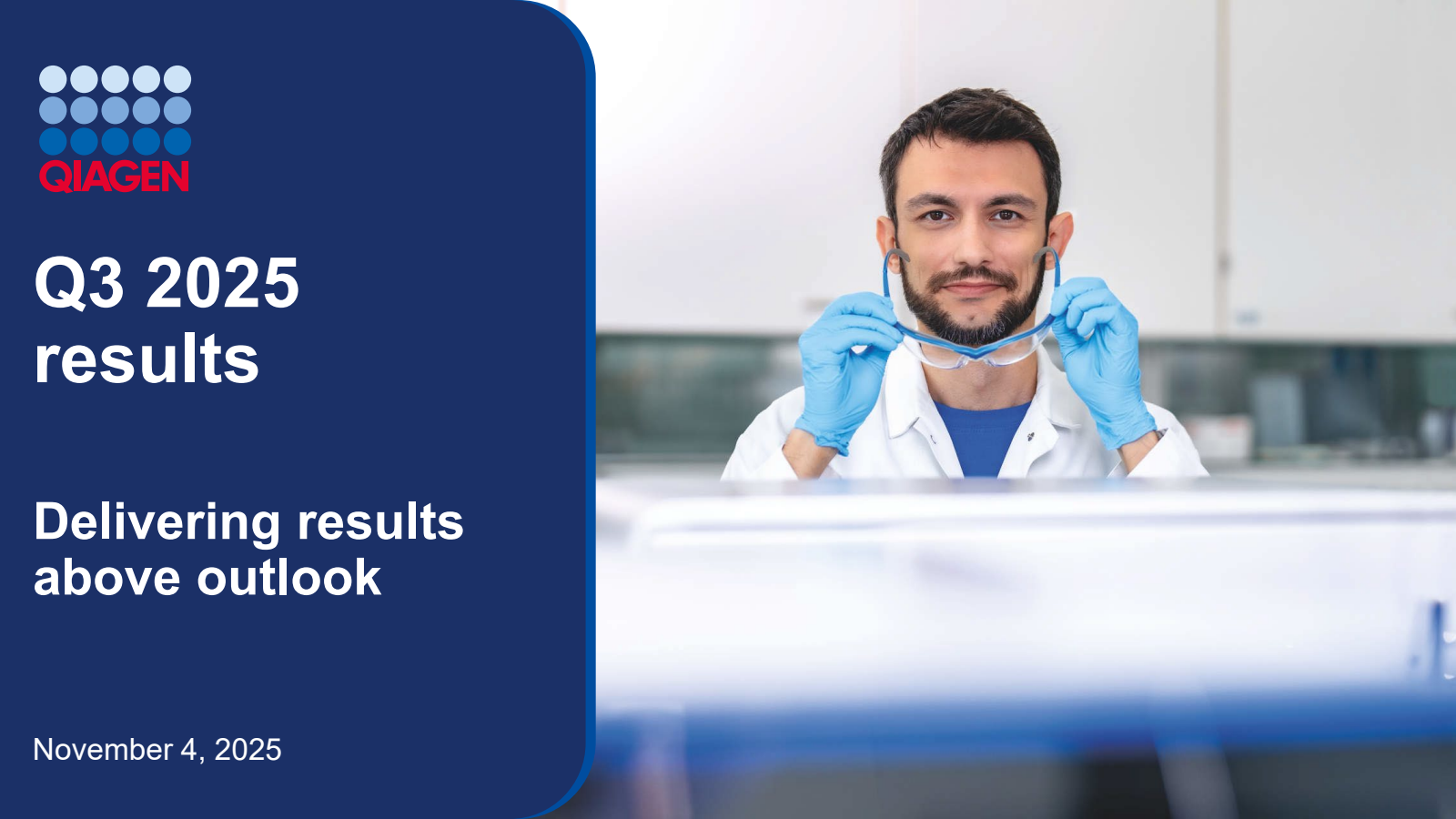 Qiagen's Q3 2025 Slide Deck