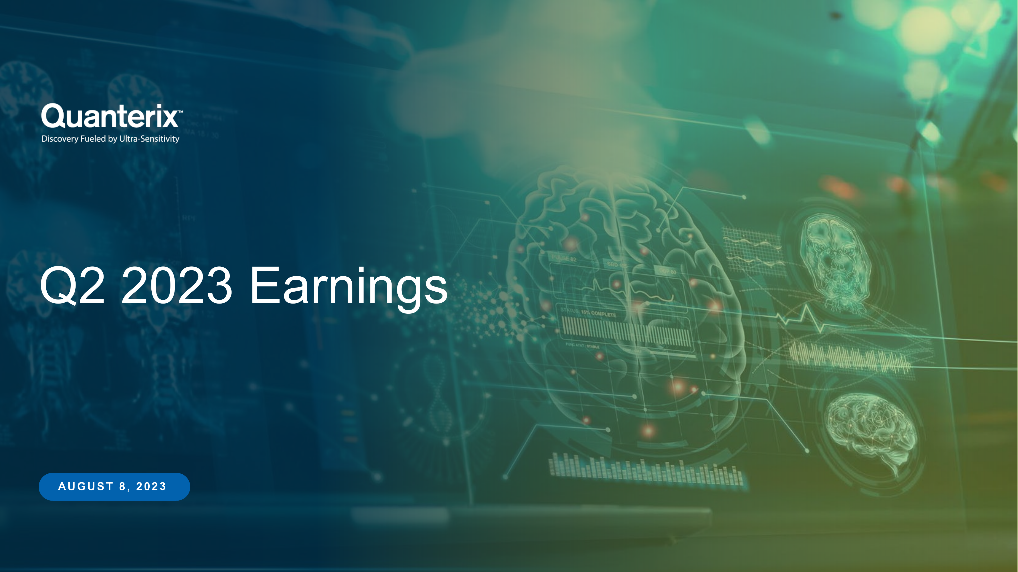 Quanterix's Q2 2023 Slide Deck