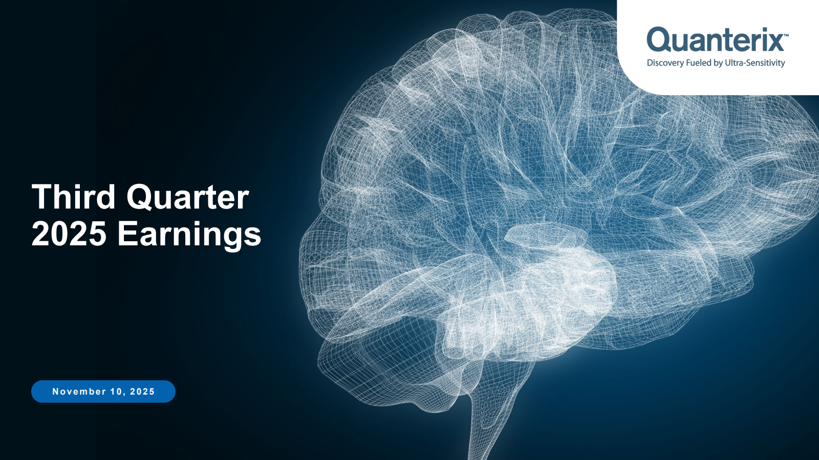 Quanterix's Q3 2025 Slide Deck
