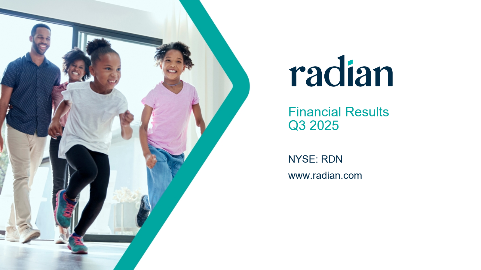 Radian Group's Q3 2025 Slide Deck