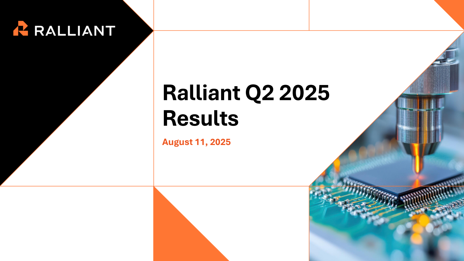 Ralliant's Q2 2025 Slide Deck