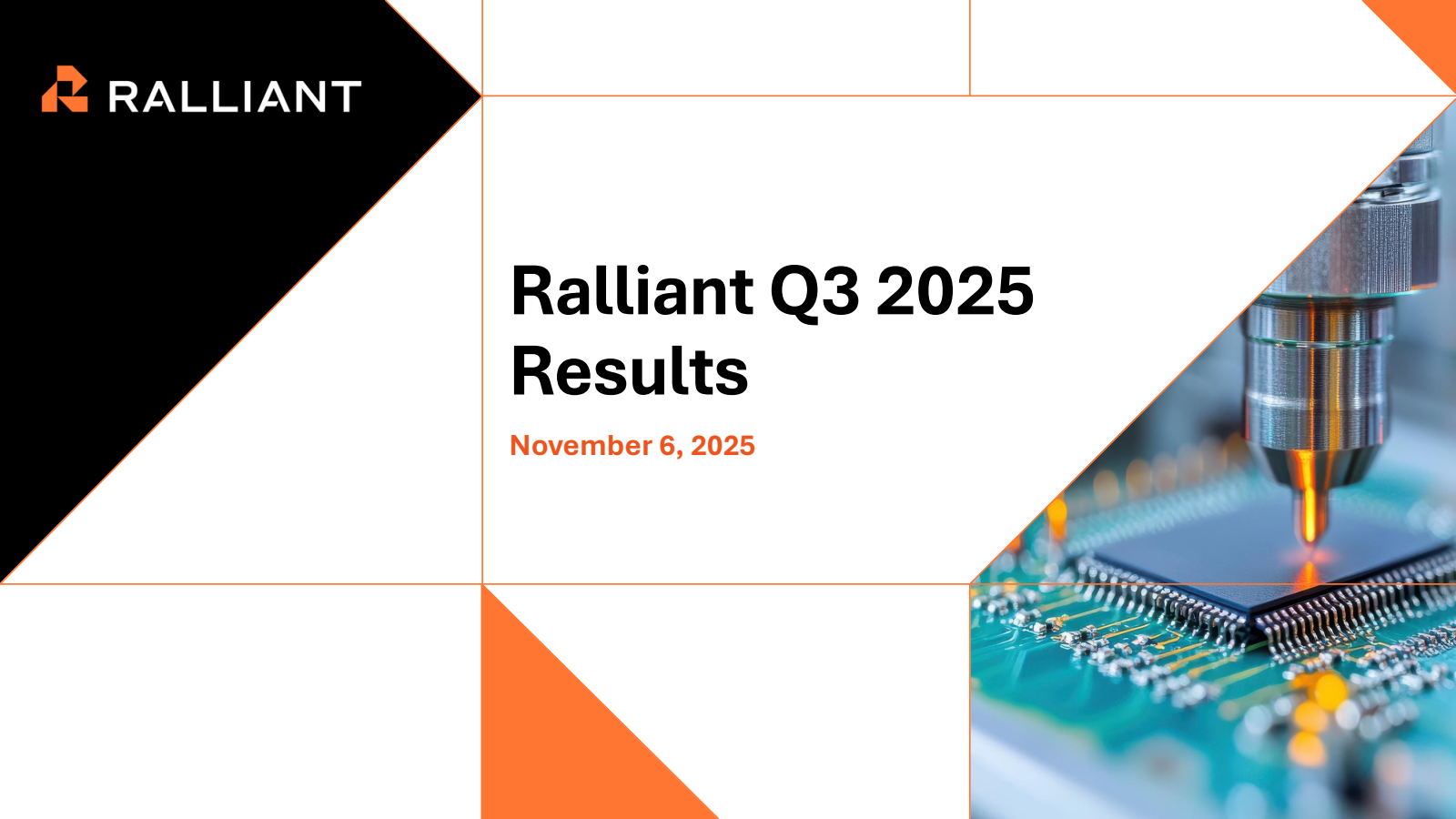 Ralliant's Q3 2025 Slide Deck