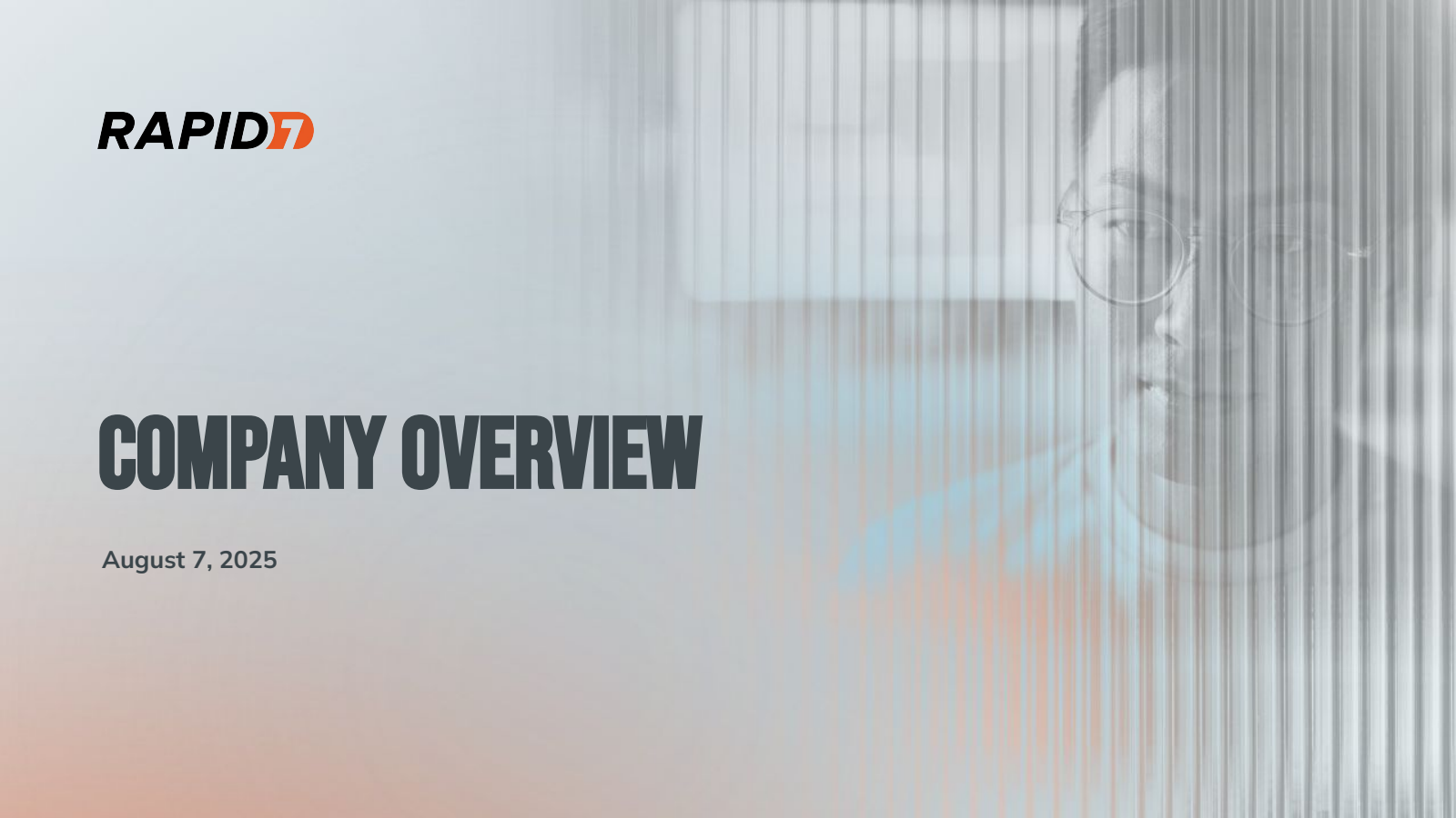 Rapid7's Q2 2025 Slide Deck