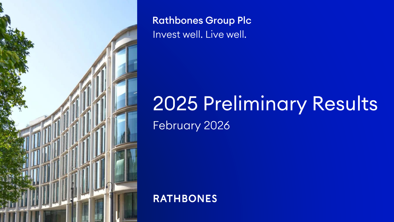 Rathbones Group's H2 2025 Slide Deck