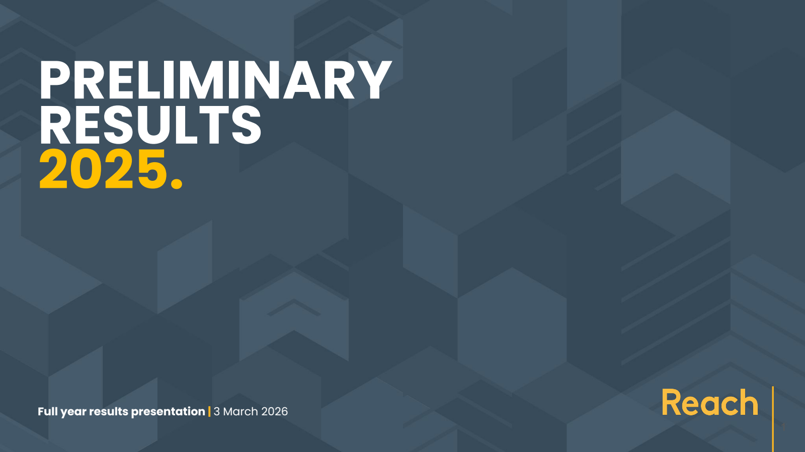 Reach's H2 2025 Slide Deck