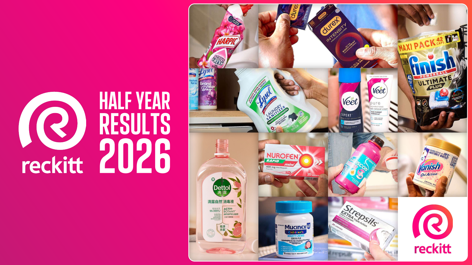 Reckitt Benckiser Group's H1 2026 Slide Deck
