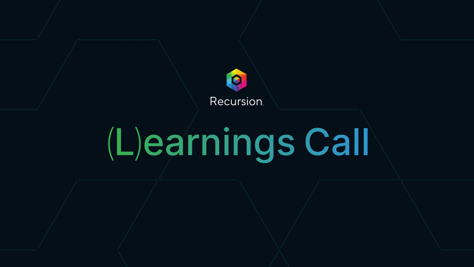 Recursion Pharmaceuticals' Q4 2024 Slide Deck