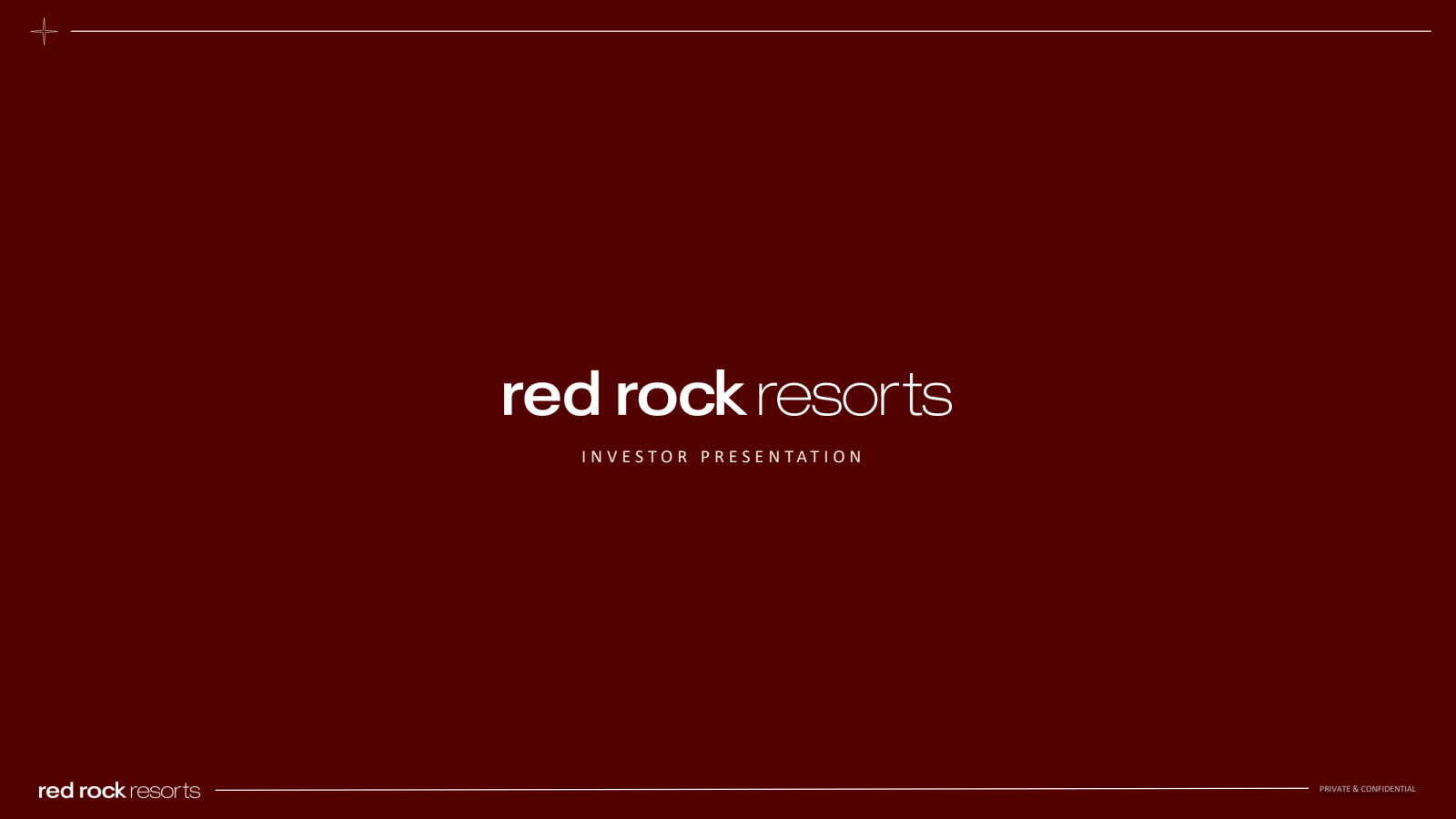 Red Rock Resorts' Q2 2026 Slide Deck