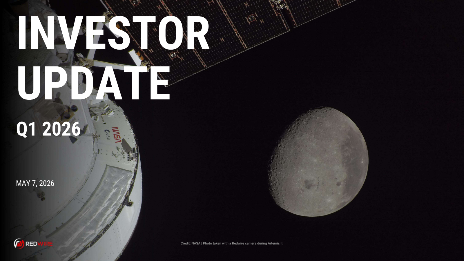 Redwire's Q1 2026 Slide Deck