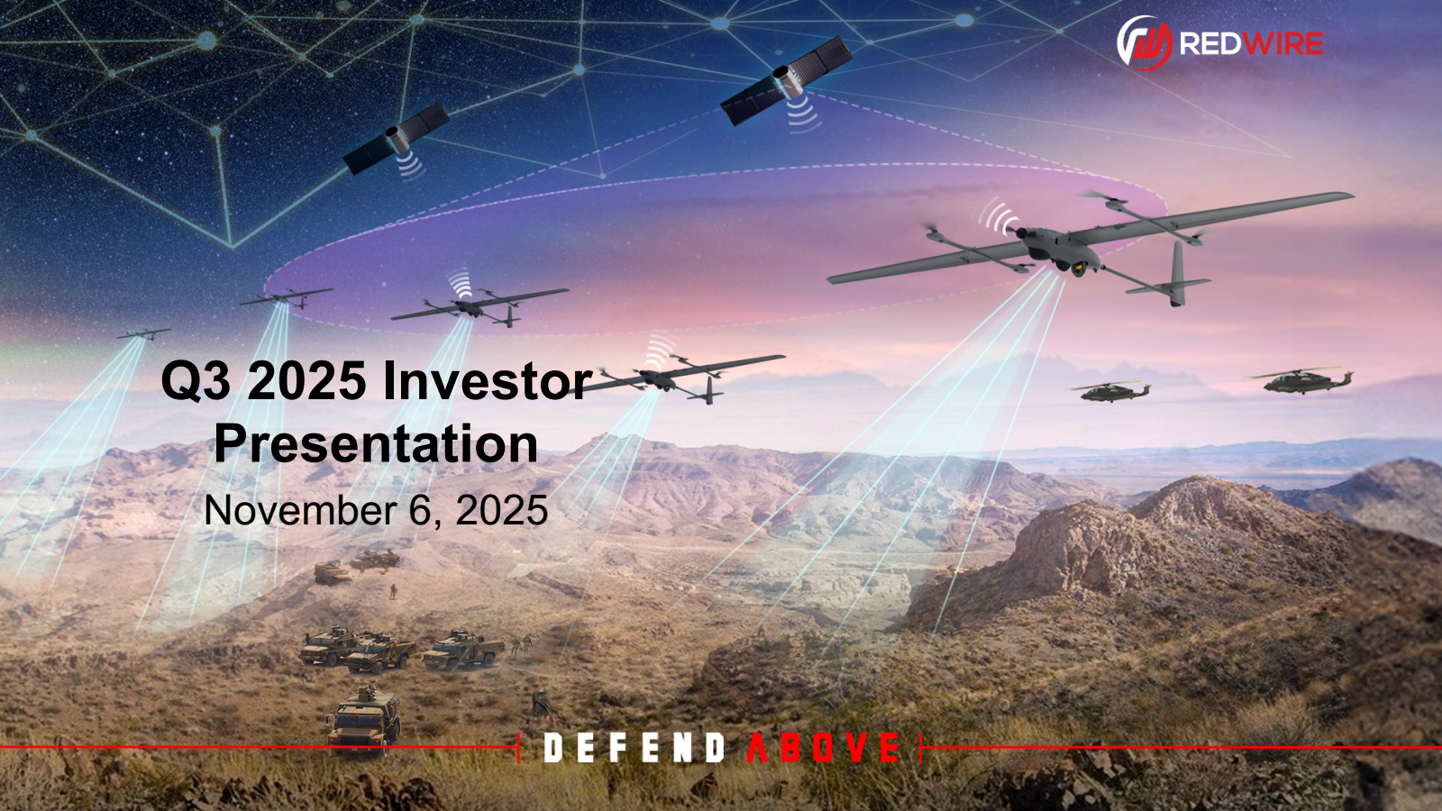 Redwire's Q3 2025 Slide Deck