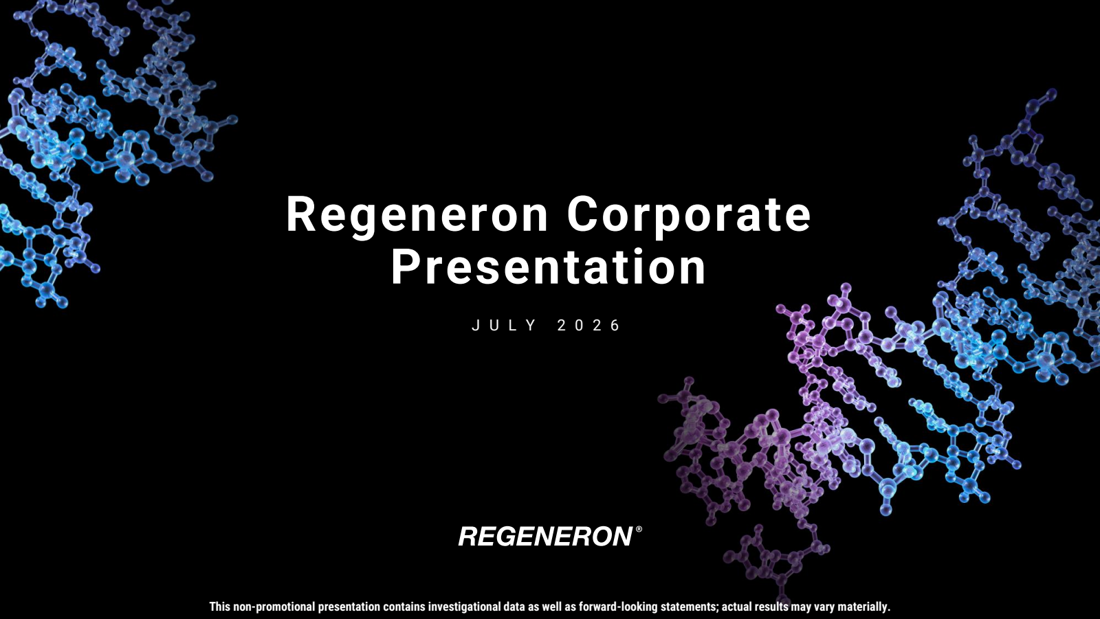 Regeneron Pharmaceuticals' Q2 2026 Slide Deck