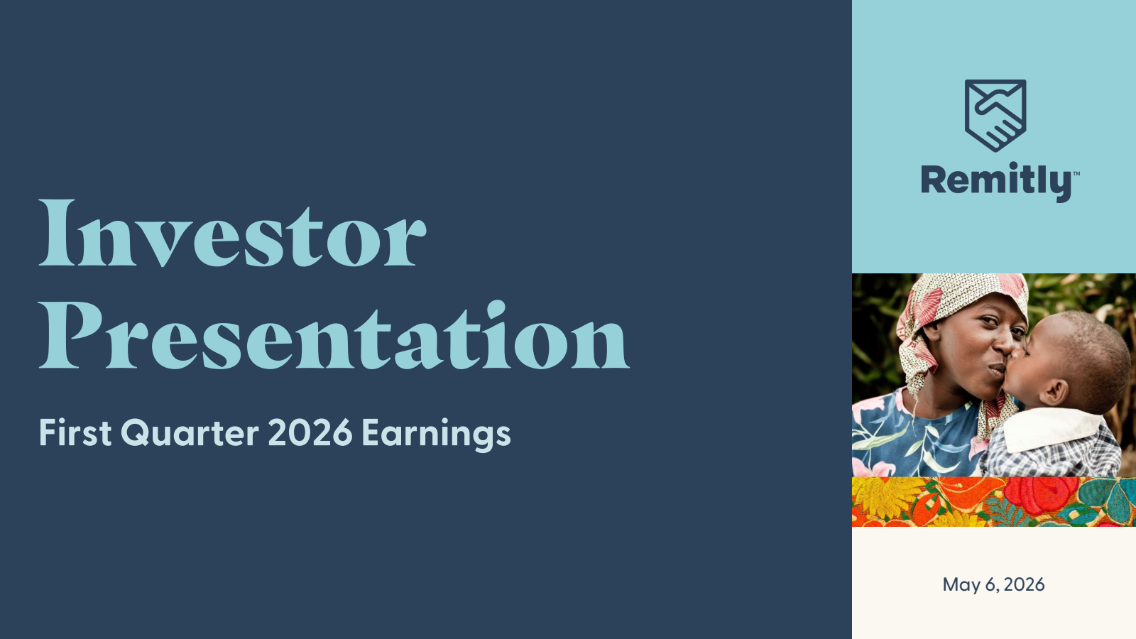 Remitly Global's Q1 2026 Slide Deck