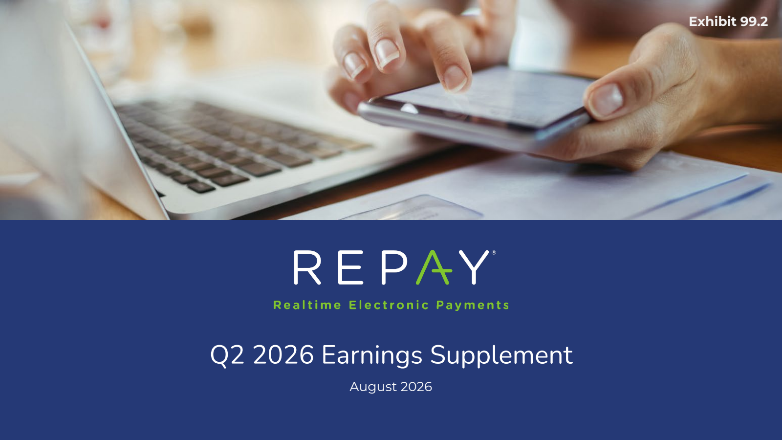 Repay's Q2 2026 Slide Deck
