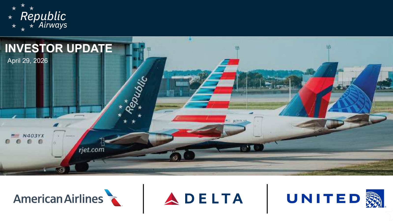 Mesa Air Group's Q1 2026 Slide Deck