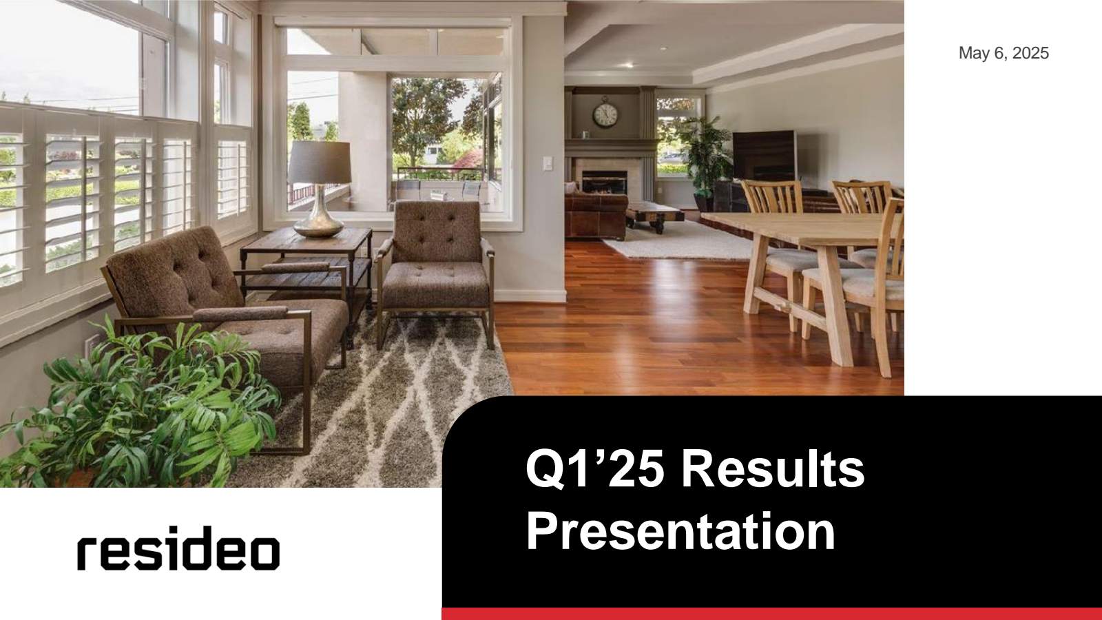 Resideo Technologies' Q1 2025 Slide Deck