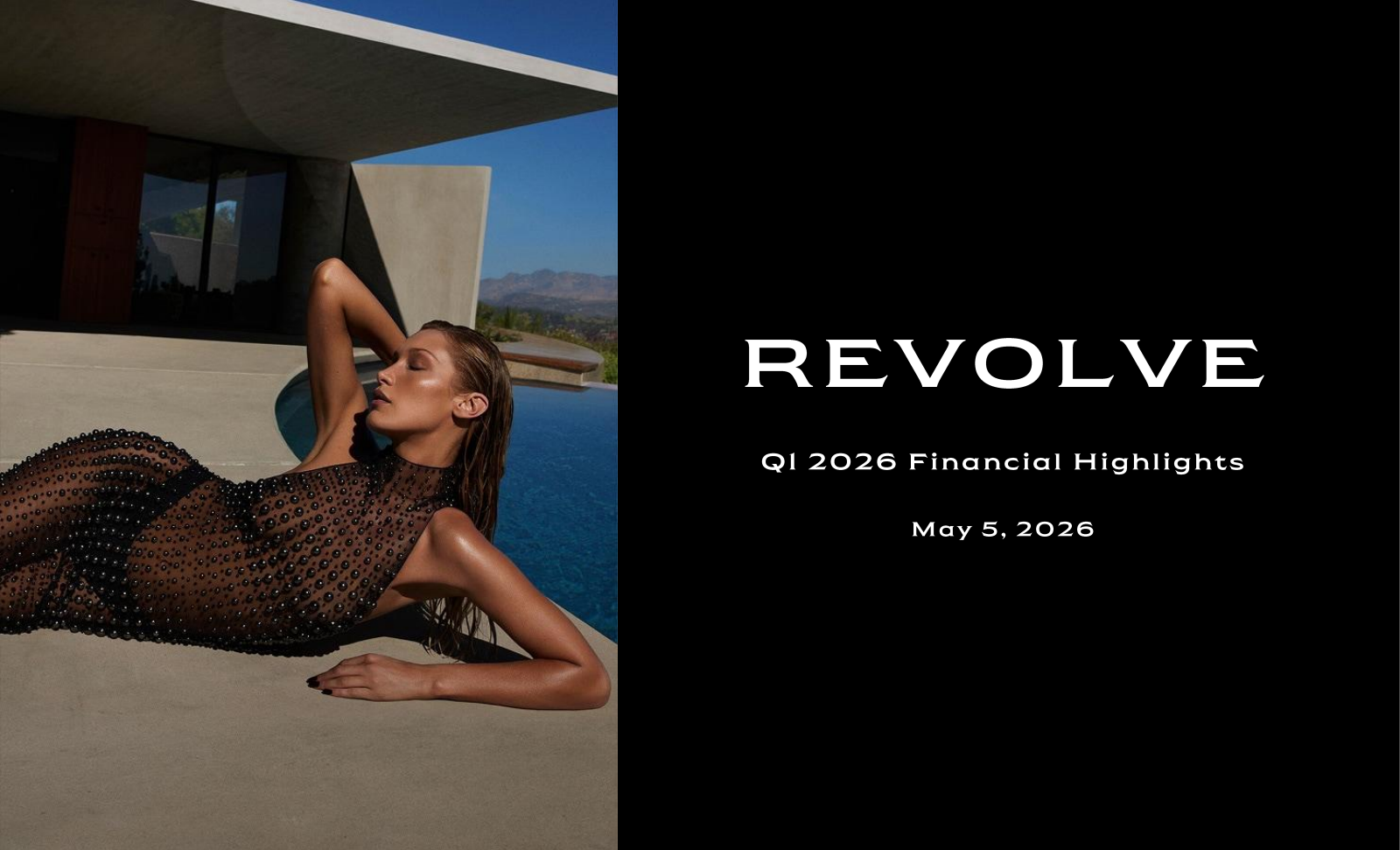 Revolve Group's Q1 2026 Slide Deck