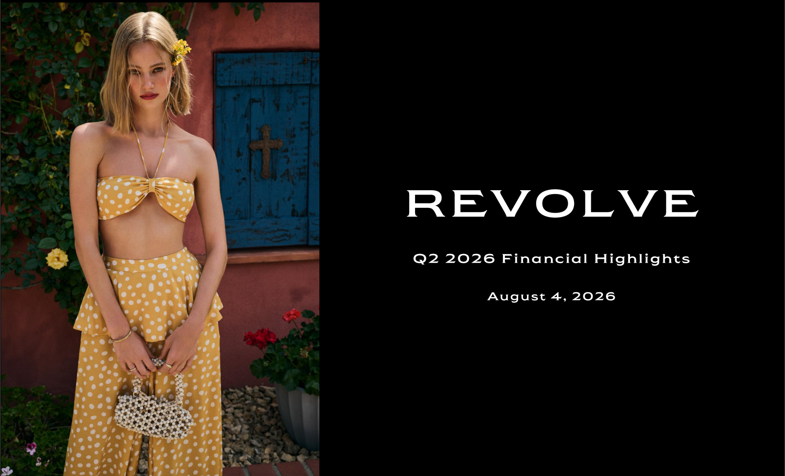 Revolve Group's Q2 2026 Slide Deck