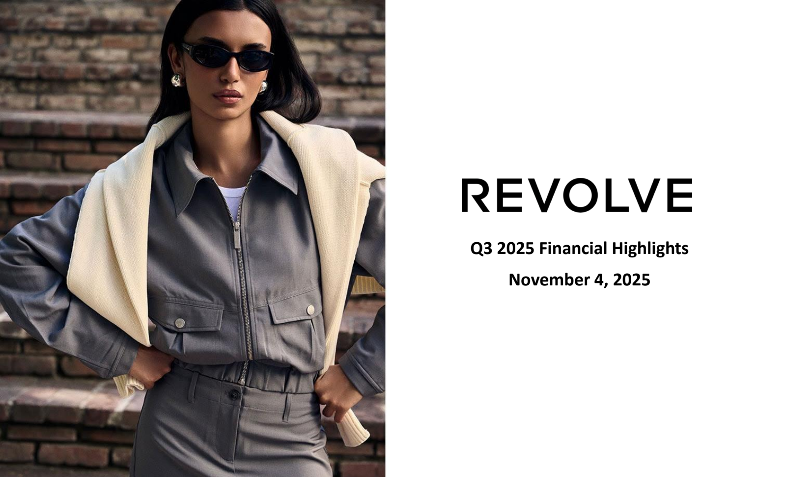 Revolve Group's Q3 2025 Slide Deck