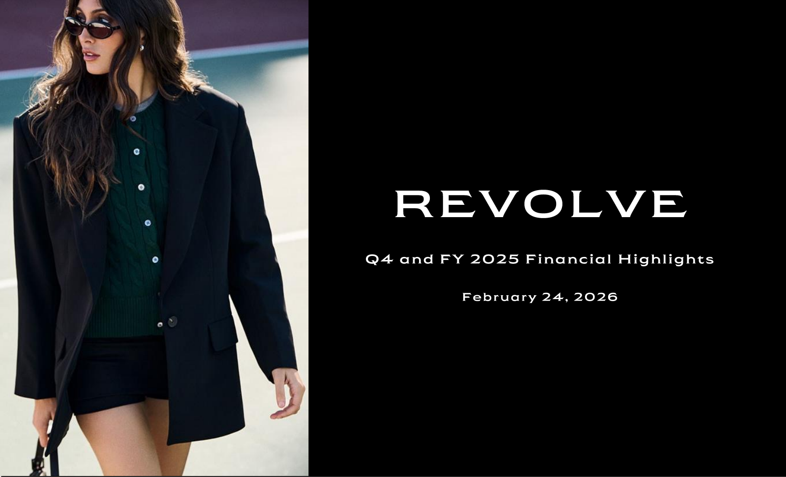 Revolve Group's Q4 2025 Slide Deck