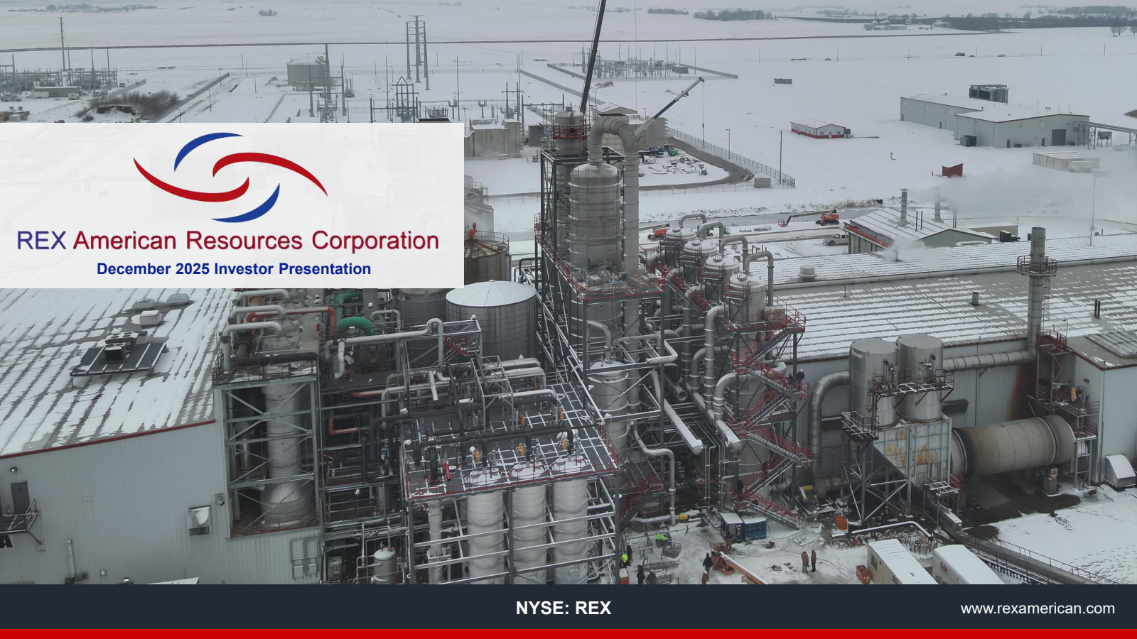 REX American Resources' Q3 2026 Slide Deck