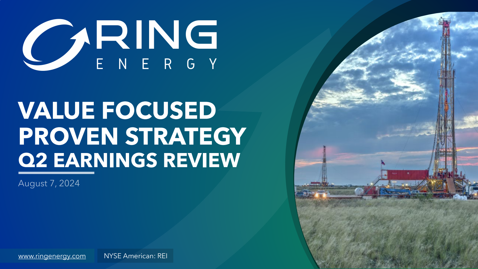 Ring Energy's Q2 2024 Slide Deck