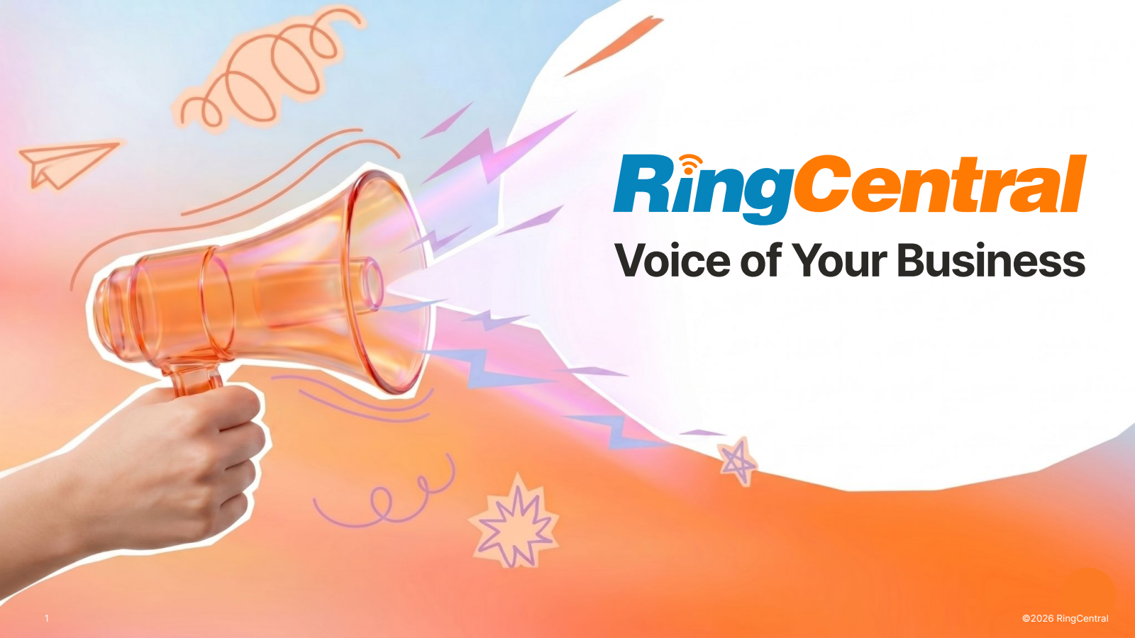 RingCentral's Q1 2026 Slide Deck