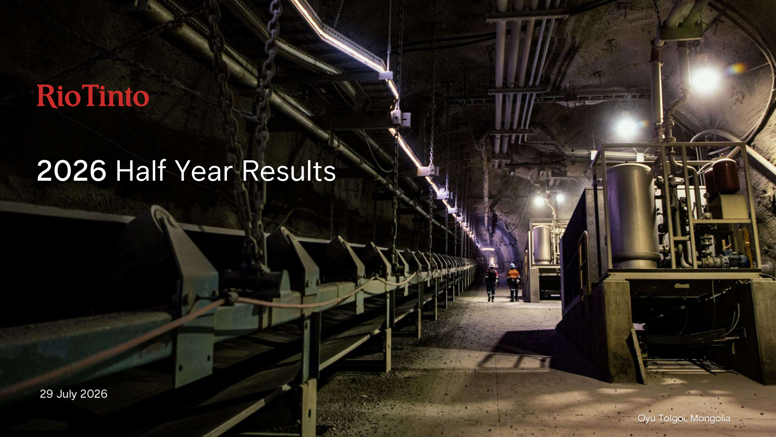 Rio Tinto's H1 2026 Slide Deck