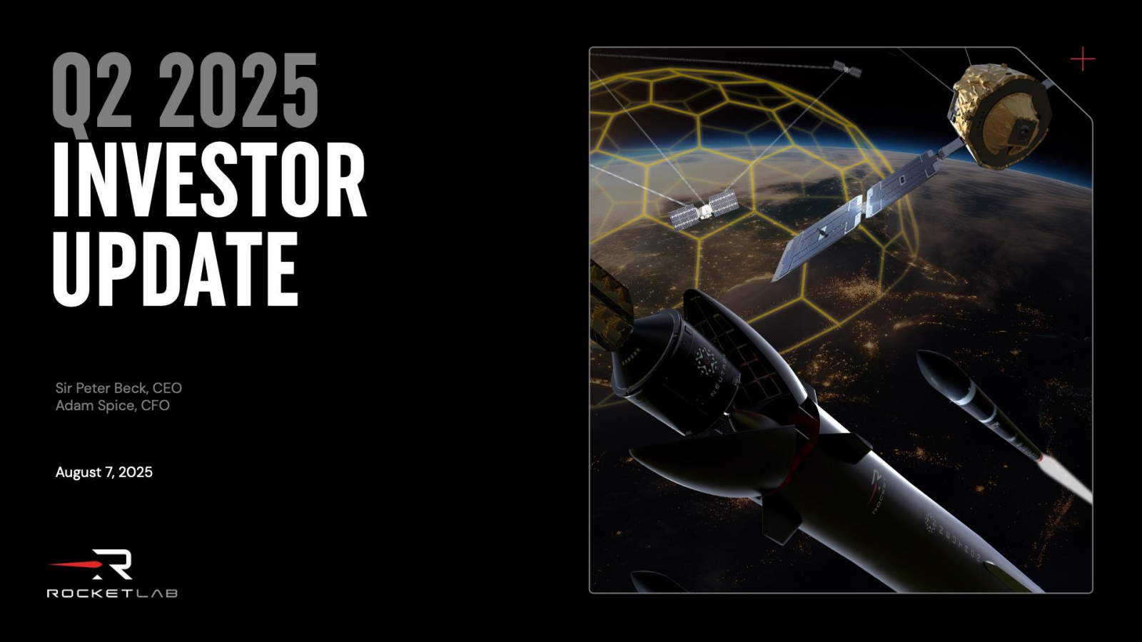 Rocket Lab's Q2 2025 Slide Deck