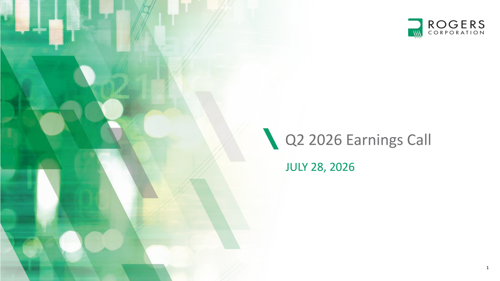 Rogers' Q2 2026 Slide Deck