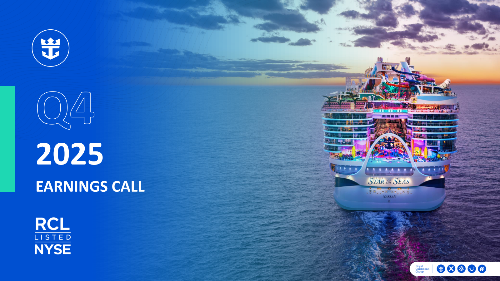 Royal Caribbean Cruises' Q4 2025 Slide Deck