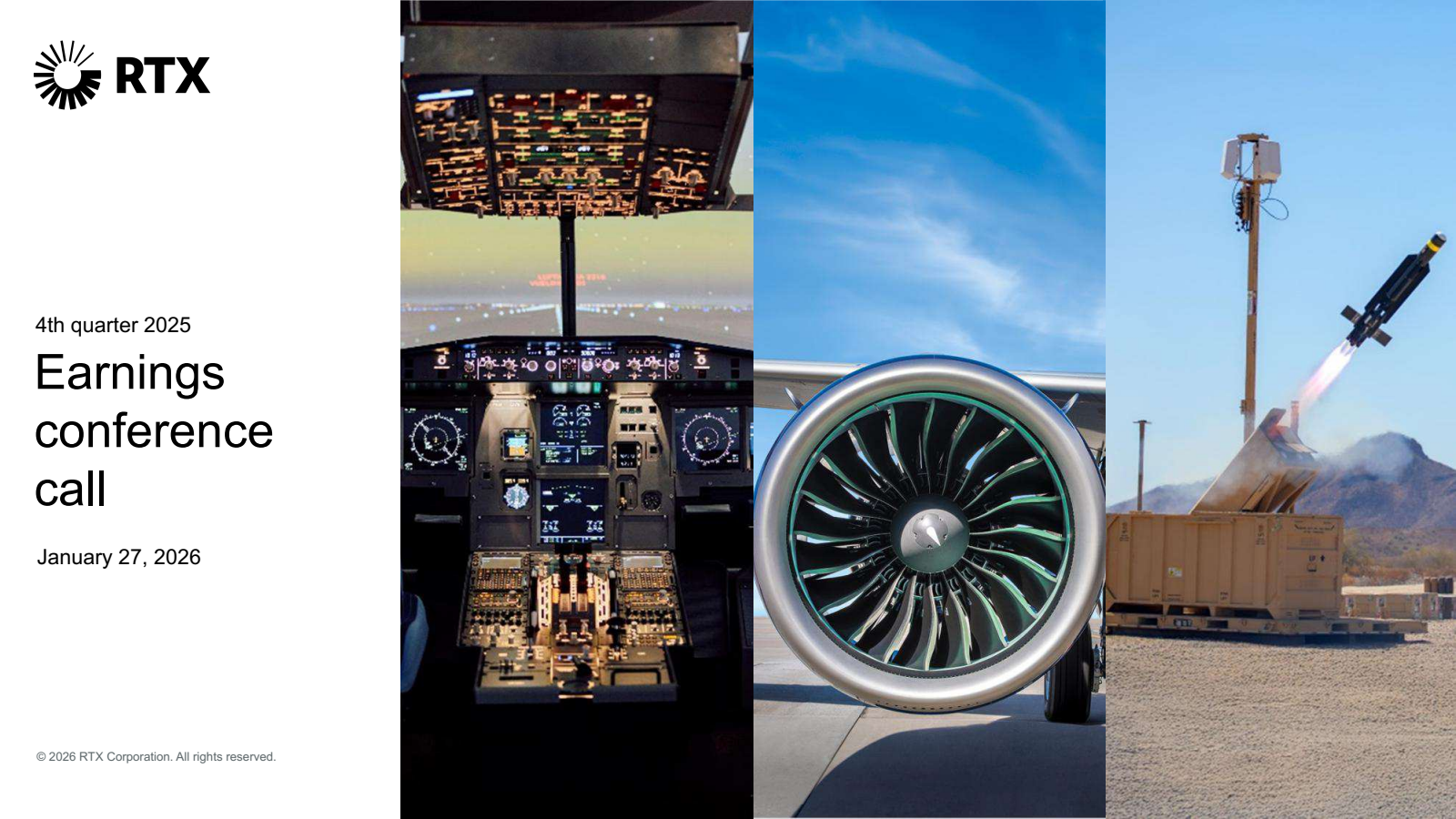 RTX (RTX) Earnings Date and Reports 2026