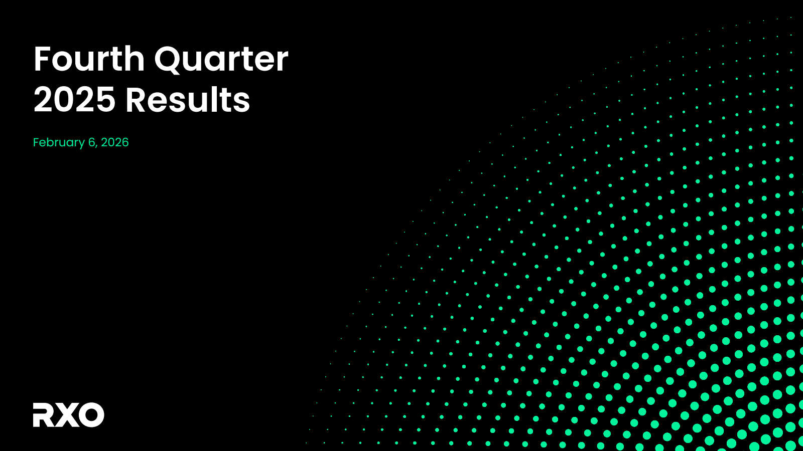 RXO's Q4 2025 Slide Deck