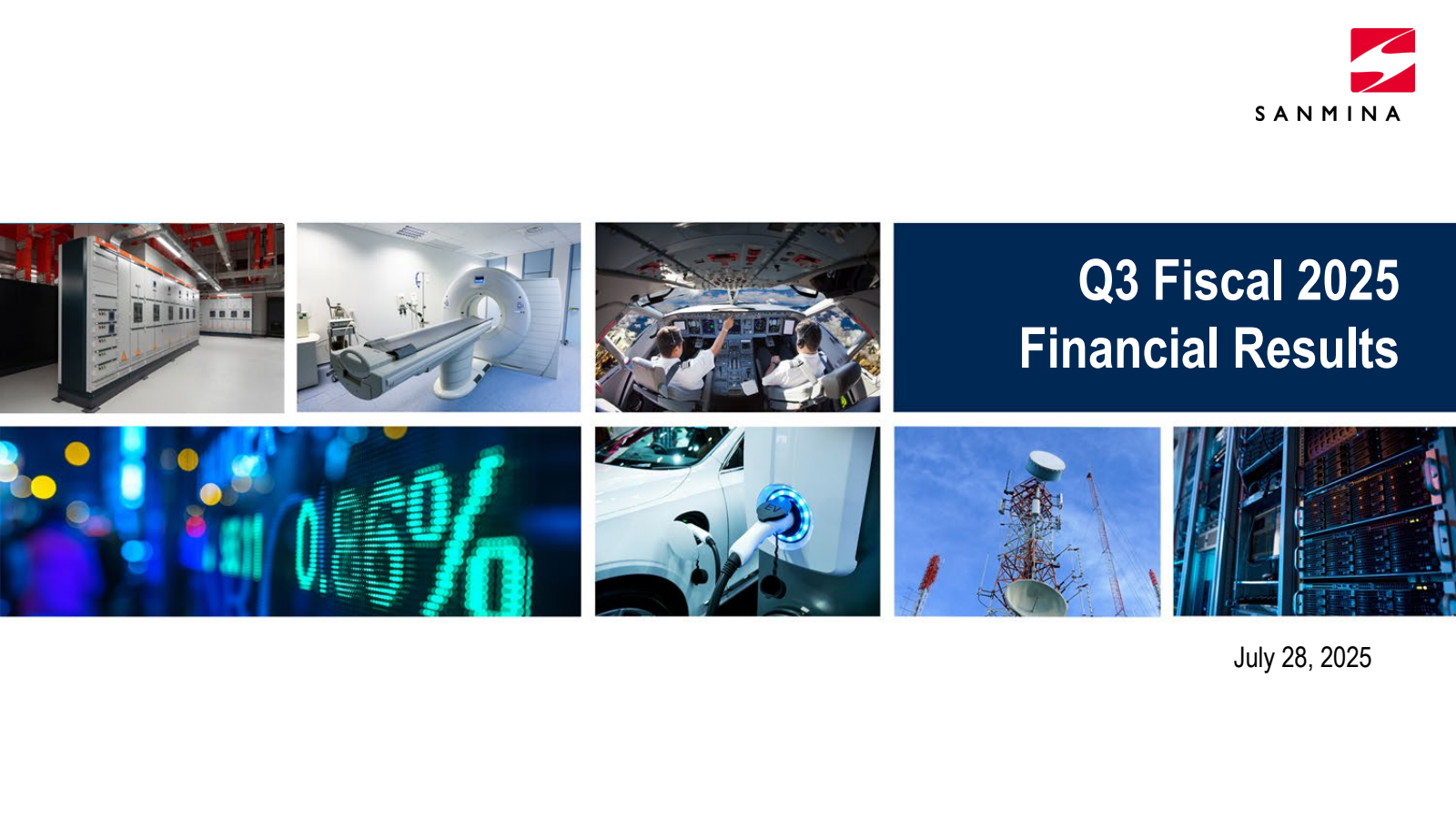 Sanmina's Q3 2025 Slide Deck