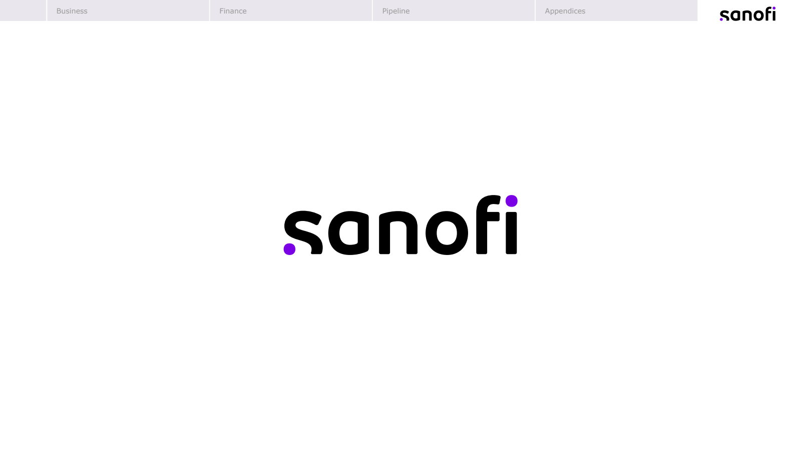 Sanofi's Q3 2025 Slide Deck