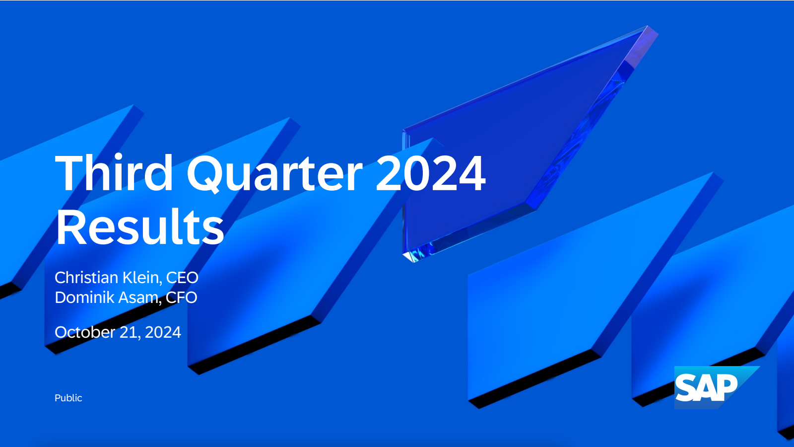 SAP's Q3 2024 Slide Deck